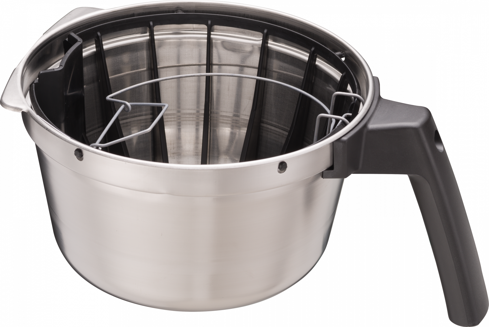 Product angle 1 - Cubeta de filtrado con cesta para cafeteras tÃ©rmicas