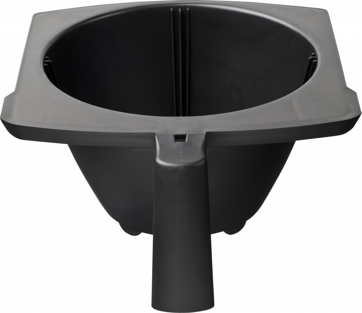 Product angle 1 - Filterpan voor Novo en Iso (zwart kunststof)