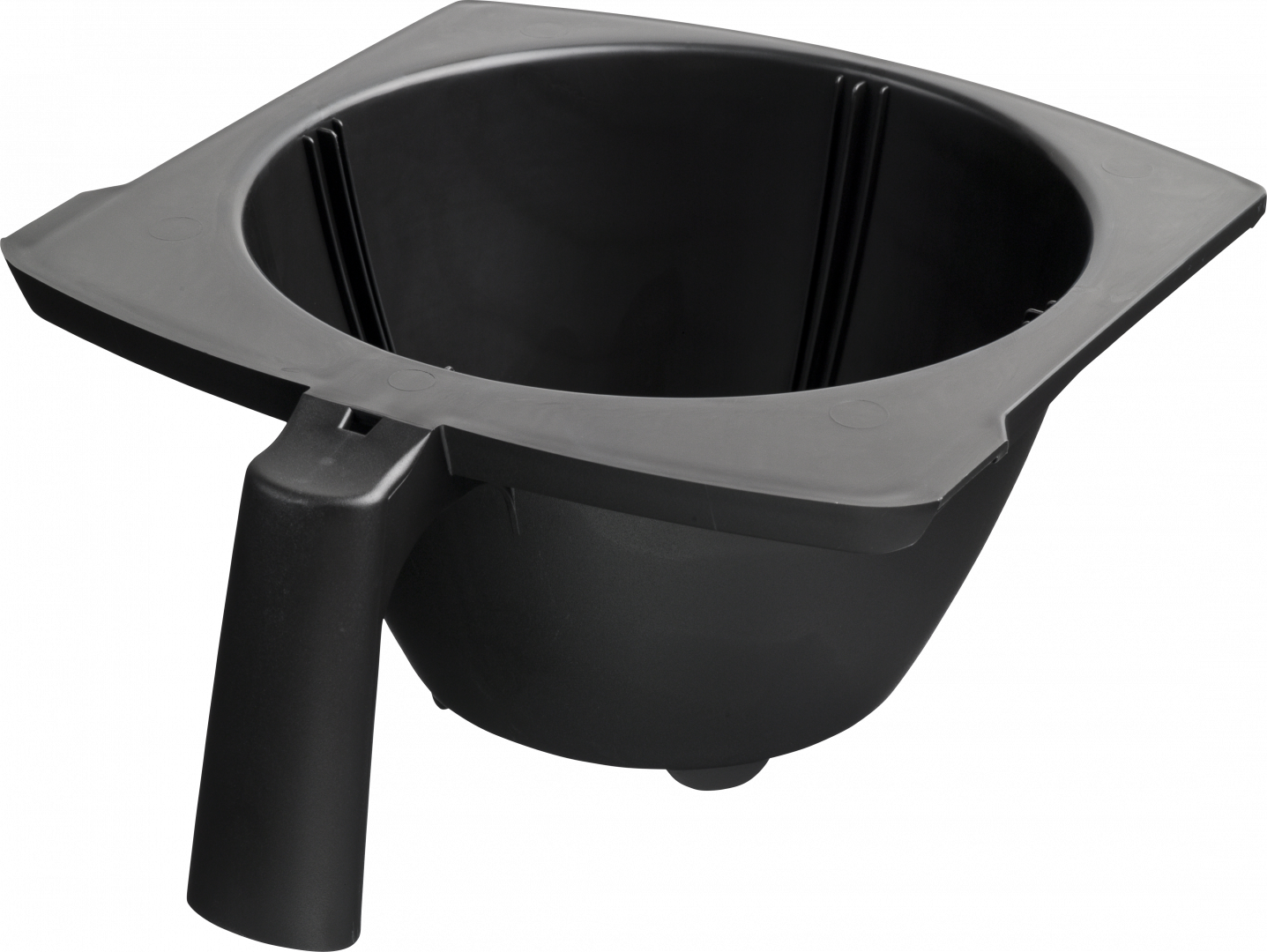 Product angle 3 - Filterpan voor Novo en Iso (zwart kunststof)