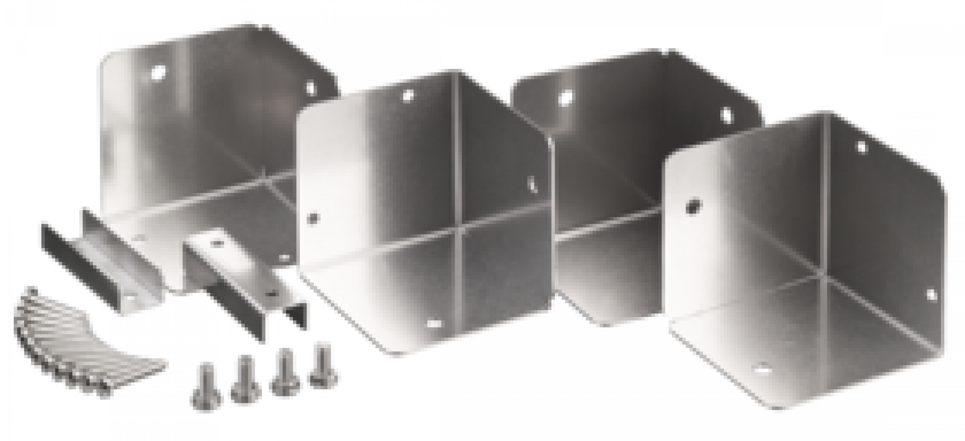 Product angle 2 - Set di fissaggio serie B