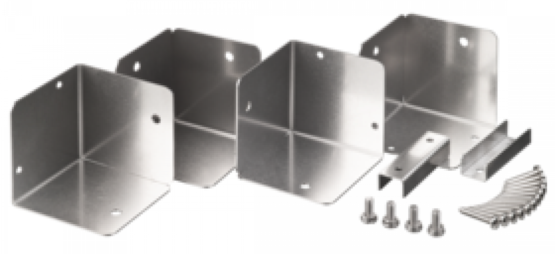 Product angle 3 - Set di fissaggio serie B
