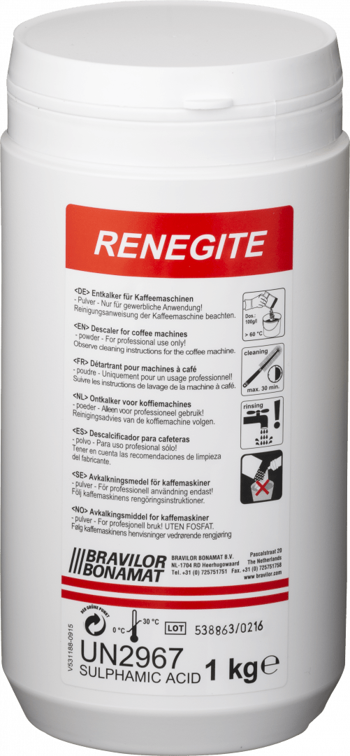 Product angle 2 - Renegite 1 carton (4 x 15 sachets of 50 grams)