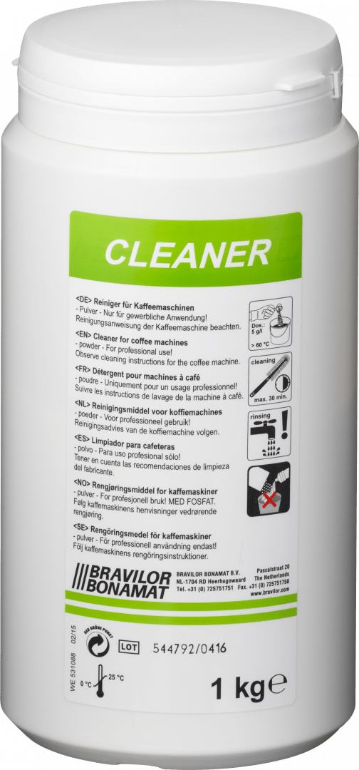 Product angle 2 - Cleaner doos met 4x15 sachets à 15 gram